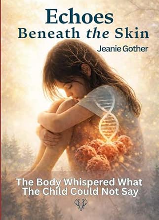 Book cover: Echoes Beneath the Skin — The Body Whispered What the Child Could Not Say, by Jeanie Gother